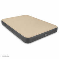 Matelas pneumatique de camping Drop Stitch 210 cm avec dessus floqué, très résistant, pour le camping et les voyages