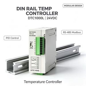 Contrôleur de température sur rail DIN Delta DTC1000L 24VDC, sortie 0-10V, RS-485 Modbus PID pour four et CVC - Product Image 1