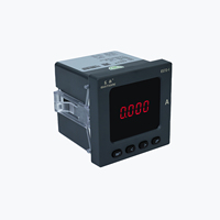 EASTSONG ES72-I Amperímetro Monofásico CA 5A 1A, Medidor de Corriente Digital con Panel LED Rojo, RS485 Modbus RTU, Clase 0.5, IP65, 85-265V