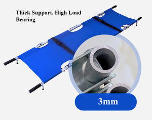 Camilla de Rescate <span class=keywords><strong>Gurney</strong></span>, Acero Inoxidable, Plegable en 4 Partes, Especial para Ambulancia, Camilla Simple, Producto Más Vendido - Product Image 3