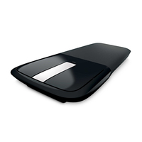 Mouse Bluetooth Lipat Generasi ke-2, Mouse Optik Nirkabel Sentuh Lipat Arc, untuk Laptop