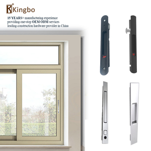Cửa sổ trượt khóa nhiệm vụ nặng nề dọc nhôm hợp kim kẽm xuất hiện kính xử lý móc đẩy phong cách Châu Âu có thể điều chỉnh phụ kiện - Product Image 3