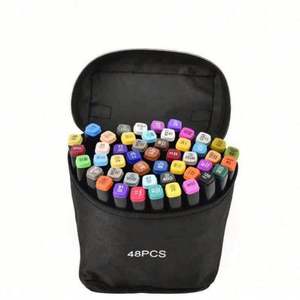 ปากกามาร์คเกอร์สองหัว 80 สี สำหรับเด็กและผู้ใหญ่ ระบายสี วาดภาพ ระบายแบบ สำหรับศิลปิน - Product Image 1