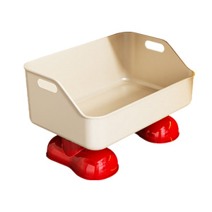 Bathroom Storage Box 60X70cm Rectangular Durable Freestanding With Wheels For Organized Shower Storage - Product Image 5