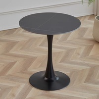 Petite table basse et chaises de luxe nordique Design de balcon en ardoise légère pour la négociation de réception d'affaires ou l'utilisation d'un magasin de thé au lait