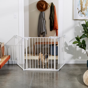 2025 portatile in metallo per cani grande recinzione a 3 pannelli per cuccioli cuccia bianca per animali domestici giocare a baldacchino Box semplice moderno ottimo per il campeggio - Product Image 5