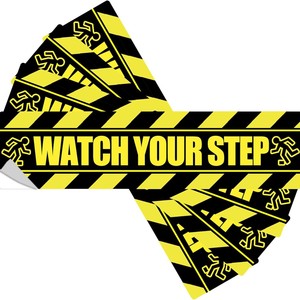 Ruban de signalisation de sécurité pour les marches, 3 pouces x 75 mm, conforme à la norme OSHA, antidérapant - Product Image 1
