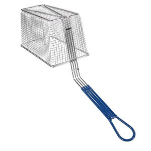 Pommes Frites Fritte use Korb Designed Heavy Gauge Frittier korb mit bunt beschichteten Griff für Köche Home Commercial Kitchen - Product Image 3