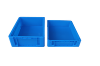 Boîtes de logistique en plastique 480-100, empilables, résistantes, conteneurs de stockage en gros