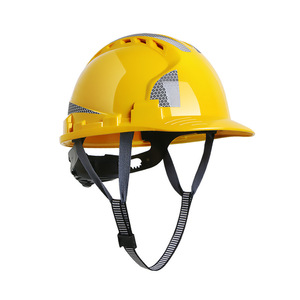 Likai Safety Helmet Fiberglass Thickened Breathable Construction Site Protection Yellow White Orange Blue Red - Product Image 5