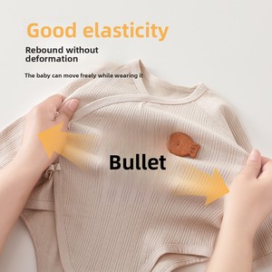 Tutina Primaverile per Neonati Maschi in Puro Cotone Traspirante e Morbido con Chiusura a Lacci Obliqui, <span class=keywords><strong>Abbigliamento</strong></span> per Bambini Anyang - Product Image 3