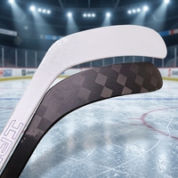 Bâtons de hockey en fibre de carbone personnalisés professionnels pour les sports de glace, logo personnalisé de haute qualité, flexibilité 20-105, 50-68 pouces
