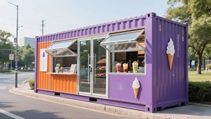 Precio barato contenedor bar cabina cafetería tienda contenedor <span class=keywords><strong>de</strong></span> cocina móvil 10 pies 20 pies 40 pies restaurante contenedor casa - Product Image 6