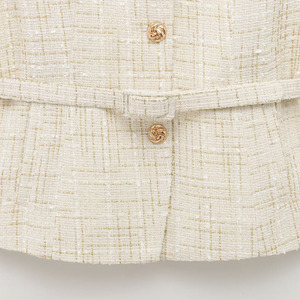 เสื้อกั๊กแขนกุดสไตล์ย้อนยุคสำหรับผู้หญิงเสื้อแขนกุดประดับลูกปัดเครื่องประดับแฟชั่นใหม่ฤดูใบไม้ผลิ - Product Image 5