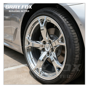 ล้อแม็กซ์อะลูมิเนียมฟอร์จ GRAYFOX รุ่นใหม่ ขอบโครเมียมเว้าลึก ขนาด 18-22 นิ้ว 5 รู 112/114.3 <span class=keywords><strong>PCD</strong></span> ลาย 5 ก้าน ขอบเอชเอ็ม 25 มม. สำหรับรถยนต์อินฟินิตี้ - Product Image 3