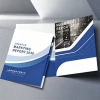 Carpeta de Negocios Personalizada con Logotipo, Papel Reciclado A5/A4, Doble Bolsillo con Ranura para Tarjetas, Organizador de Documentos para Oficina y Estudio