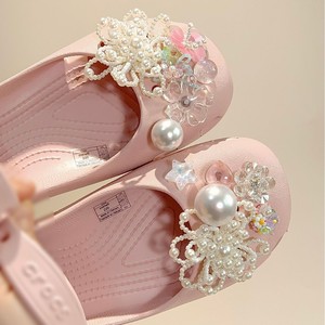 Adornos de Perlas Hechos a Mano para Zapatos, para Zuecos y Bailarinas, Decoraciones Estéticas con Cristales Brillantes, Venta Directa de Fábrica - Product Image 4