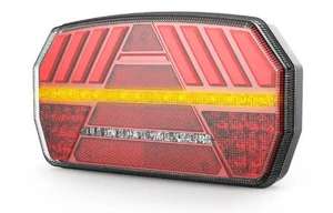 Emark LED Camion Remorque Combinaison Feux Arrière Rouge Ambre Blanc 12V 24V Tourner Frein Positions Arrière Réserve Brouillard Réflecteur Lumière - Product Image 2