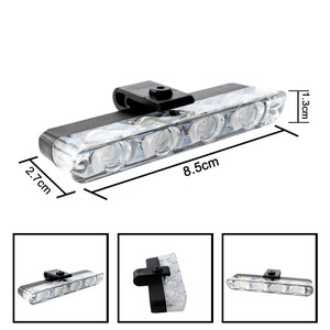 Yosovlamp 16LED Car Grille Explosion Light Clip Luz estroboscópica Control remoto con cable Un remolque Cuatro luces de advertencia Modelos X6 X5 - Product Image 3