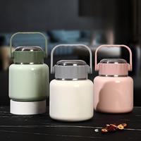 BORGE Contenant alimentaire isotherme portable en acier inoxydable 316 de 500 ml, 900 ml, 1100 ml avec poignée