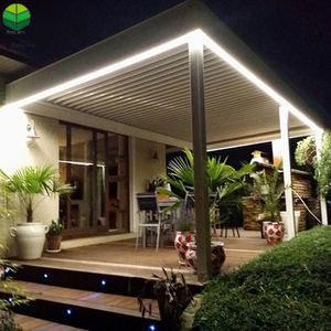 Pavillon de pérgola de aluminio para exteriores para jardín de alta calidad 5*5 tela impermeable de Metal personalizada Shandong Aluminum Pergola Ltd. - Product Image 4
