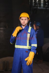 Tuta da <span class=keywords><strong>Lavoro</strong></span> Ignifuga OEM, Antistatica, Certificata OEKO-TEX 100, Protezione <span class=keywords><strong>di</strong></span> Livello B per la <span class=keywords><strong>Sicurezza</strong></span> <span class=keywords><strong>sul</strong></span> <span class=keywords><strong>Lavoro</strong></span> - Product Image 3