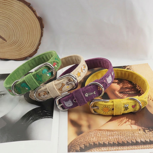 <span class=keywords><strong>Collar</strong></span> de Perro de Terciopelo de Lujo con Diseño Personalizado, Uso Diario Cómodo, Hebilla Segura, Colores y Acabados OEM - Product Image 2