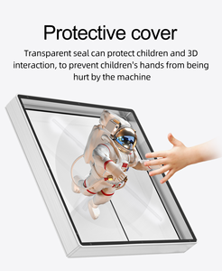 45cm đến 65cm nhà máy ban đầu oed ODM Holographic Board 3D LED hiển thị Hologram fan với Bìa vuông - Product Image 3