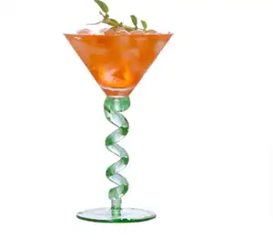 Prodotti fatti a mano 200ml occhiali creativi Martini con stelo colorato