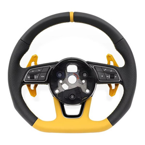 Volant en cuir personnalisé pour Audi A6 C7 A3 A4 B8 A5 8V 8P A7 S3 S5 B9 R8 B9 RS3 Q5 <span class=keywords><strong>RS</strong></span> RS5 - Product Image 6