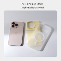 Casing ponsel Matte magnetik ramah kulit, sarung HP gaya Jelly TPU untuk iPhone 12 13 14 15 16 17 Pro Max 17 tahan guncangan