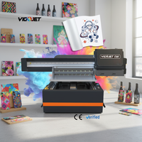 Imprimante UV A1 A2 6090 pour petites entreprises, imprimante jet d'encre UV à plat pour acrylique, verre, bois, coque de téléphone, bouteille I3200 I1600 XP600
