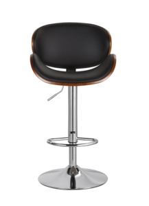 Home Furniture Modern <strong>Leather</strong> Vintage <strong>Barstool</strong> Chairs Metal High Bar Stool Chair Commercial Furniture Kitchen Bar - Product Image 5