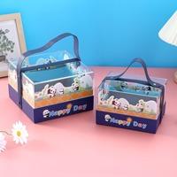 Acrylique clair mignon bébé fille et garçon naissance coffrets cadeaux
