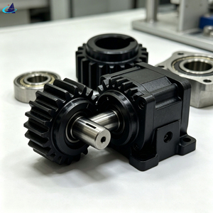 Transportador de Automatización Industrial 45 #   Engranaje Cónico de Acero al Carbono con Óxido Negro Endurecido, Dientes Personalizados, Módulo No Estándar OEM, Engranaje de Espuela a Granel - Product Image 5