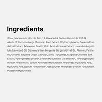 Tonique lissant anti-âge à l'acide kojique minéral et au curcuma pour le visage et le corps |   Formule Légère pour Peaux Sensibles Teint Clair