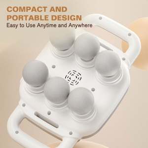 Pistolet de massage fascia multifonctionnel de haute qualité pour le corps entier, relaxation musculaire profonde, 6 têtes, batterie 1500 mAh, autonomie 4-6 heures, moteur à balais - Product Image 4