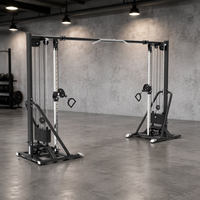 Appareil de musculation professionnel à câbles croisés avec poulies doubles réglables pour la musculation en salle de sport