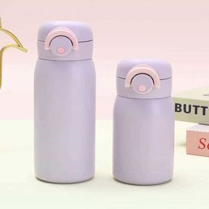 110Ml Stainless Steel Insulated Water Bottle With Pop-Up Lid - Portable Thermal Bottle for <b>Large</b> Capacity Food Grade Travel Mug - Product Image 5