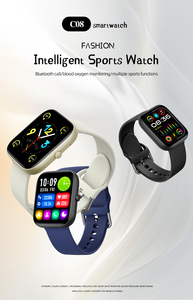 Đồng hồ thông minh mới đồng hồ thông minh C08 màn hình cảm ứng đồng hồ thông minh cho nam nữ năng động nhịp tim tập thể dục sức khỏe đồng hồ thông minh 2025 - Product Image 2