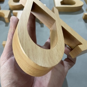 <strong>Custom</strong> Laser Cut Metal <strong>Signs</strong> <strong>Wood</strong> Grain Stainless Steel Metal Lettering Non Illuminated 3D Logo Office Interior Sign - Product Image 3