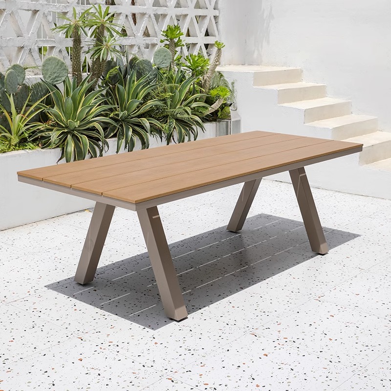 Table longue en bois technologique 220*90*72cm