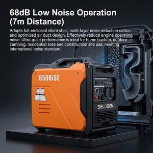 SELOSEN 6Kw 8Kva 5kW Dual Fuel <b>Quiet</b> <b>Generator</b> Clean Pure Sine Wave Power for Camping Emergency Home Use - Product Image 3