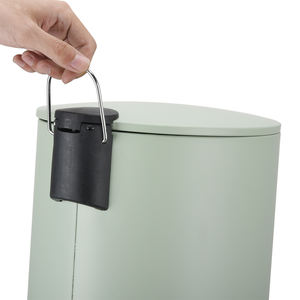 <span class=keywords><strong>Cubo</strong></span> de <span class=keywords><strong>basura</strong></span> de metal de color de acero inoxidable, <span class=keywords><strong>cubo</strong></span> de <span class=keywords><strong>basura</strong></span> redondo con pedal verde de 20 <span class=keywords><strong>litros</strong></span> y <span class=keywords><strong>30</strong></span> <span class=keywords><strong>litros</strong></span> para cocina y baño - Product Image 5