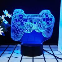 Lámparas LED Inalámbricas con Logotipo, Lámpara de Noche, Lámpara de Mesa USB, Luces Nocturnas Acrílicas 3D, Lámpara de Escritorio LED, Luz Nocturna Táctil Colorida, Decoración de Habitación
