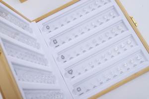 Алмазный Набор для селектора с индивидуальным дизайном колец для изучения форм и размеров для муассанитовых ювелирных изделий с бриллиантами - Product Image 3