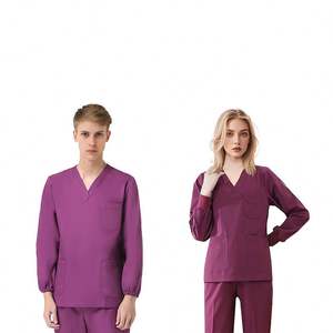 Polyester Spandex Tissu Extensible Nouveau Design Costumes Nouveau Style Scrubs Médicaux Femme - Product Image 1