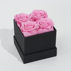Eternal flower rose <b>gift</b> box four square <b>boxes</b> high-end diy birthday Valentine's Day <b>gift</b> wholesale - Product Image 4
