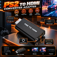 Convertisseur adaptateur Xput PS2 vers HDMI, convertisseur audio-vidéo HDMI, prend en charge 480i 480p 576i pour console de jeu PS2, moniteur TV