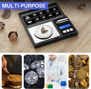 Mini điện tử kỹ thuật số Túi Vàng quy mô thiết kế mới LCD kỹ thuật số đồ trang sức vàng gram cân bằng trọng lượng tối đa khuyến nghị 500 gam - Product Image 4